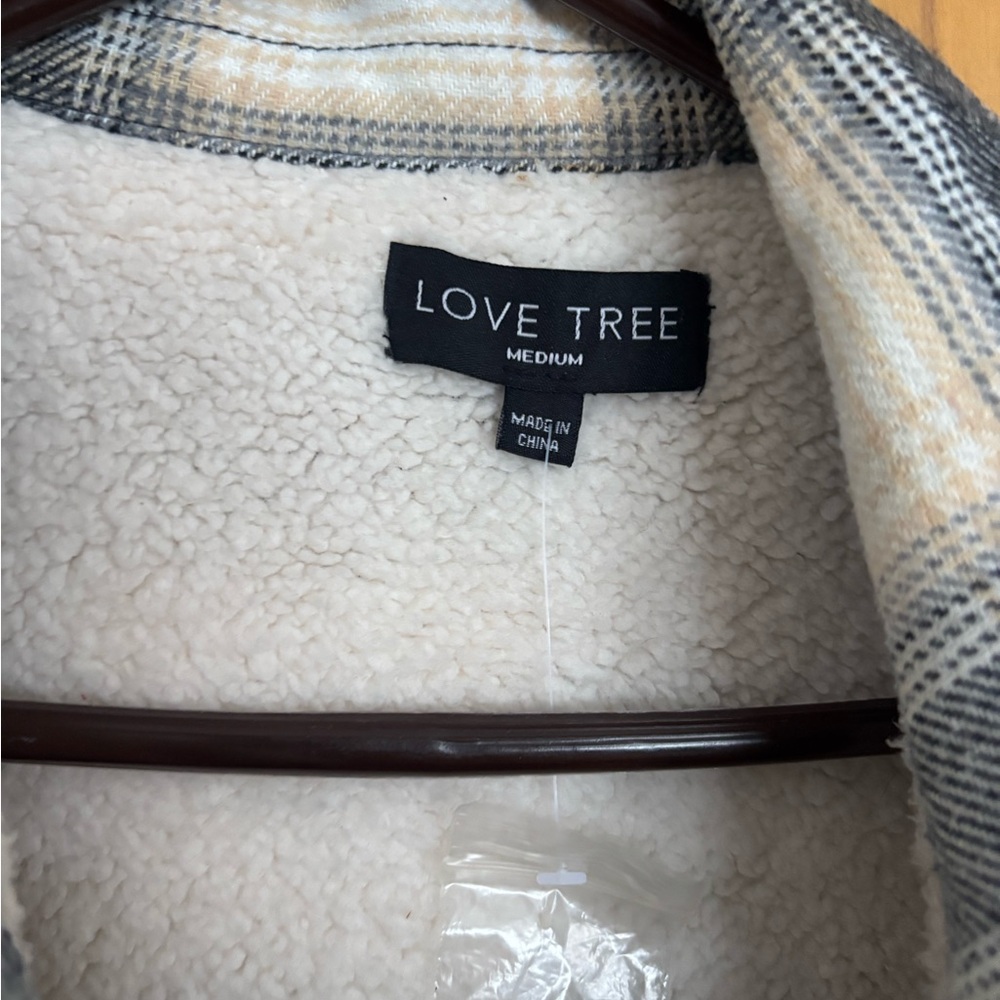 Love Tree Cozy Plaid Jacket - Picture 3 of 3